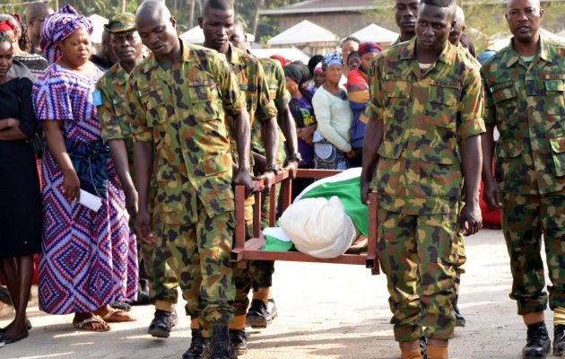 Nigerian army funeral